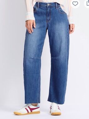 EUC Indigo Six Women’s Barrel Jean Size 10 Stretch